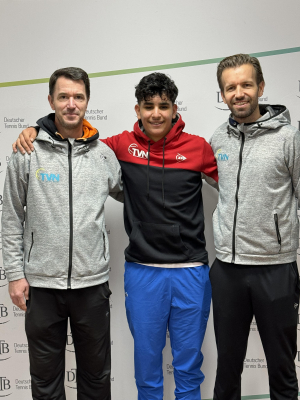 Netzballer Ilian Mechbal holt sich erneut den Deutschen Meister Titel im Doppel und den Vize im Einzel in der U14 Konkurrenz